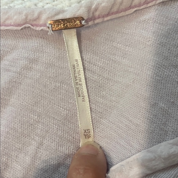 Free People Lilac Ruffled Blouse - Picture 2 of 3